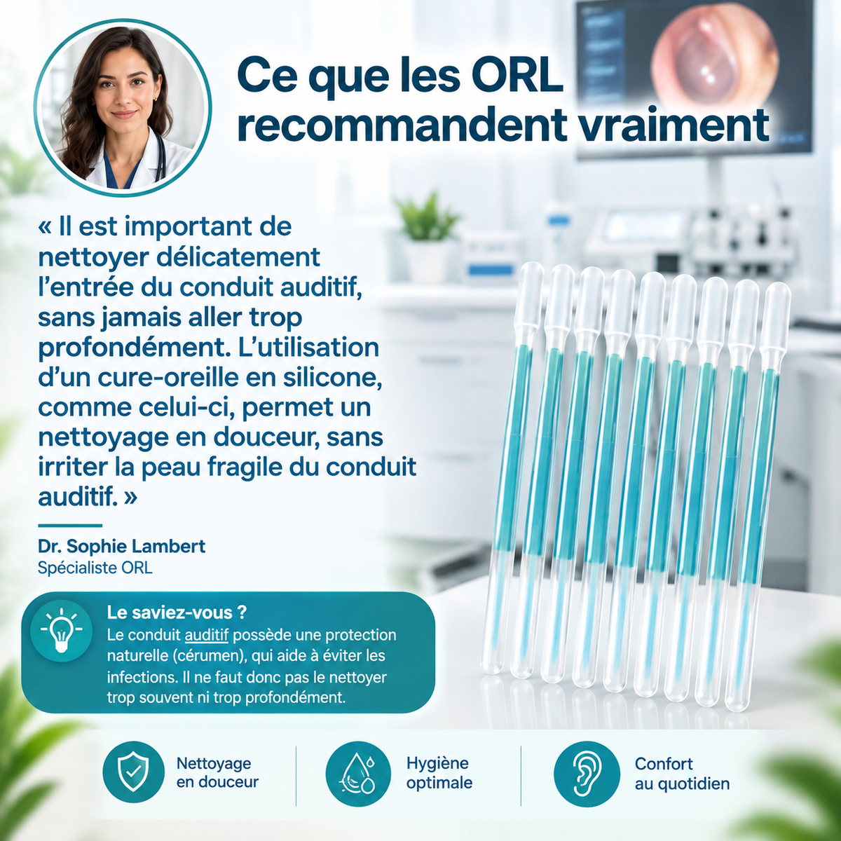 Nettoyeur d'oreilles KHAELLIA